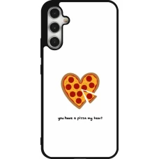 Coque Samsung Galaxy A34 5G - Silicone rigide noir Saint Valentines Day 26 You have my pizza heart