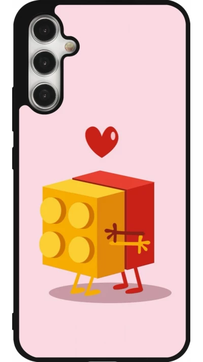 Samsung Galaxy A34 5G Case Hülle - Silikon schwarz Saint Valentines Day 26 Puzzle