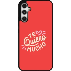 Samsung Galaxy A34 5G Case Hülle - Silikon schwarz Saint Valentines Day 26 Te quiero mucho