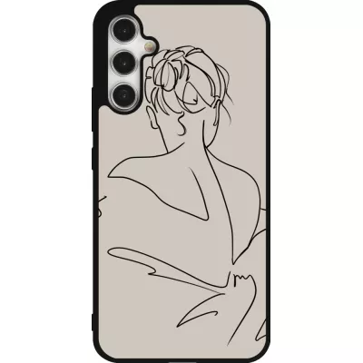 Samsung Galaxy A34 5G Case Hülle - Silikon schwarz Salnikova 05
