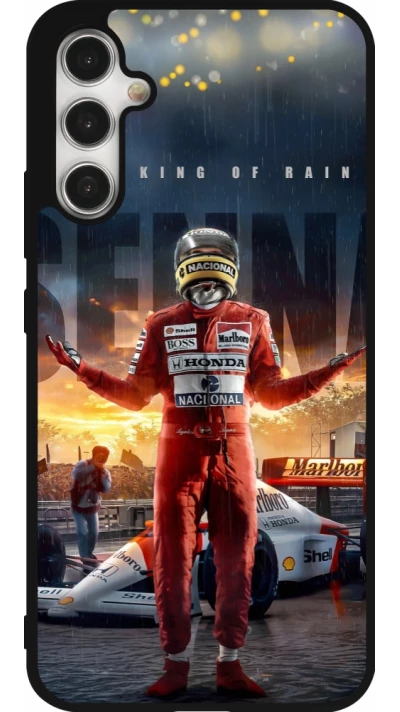 Samsung Galaxy A34 5G Case Hülle - Silikon schwarz Senna The King of Rain
