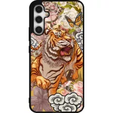 Coque Samsung Galaxy A34 5G - Silicone rigide noir Spring 23 japanese tiger