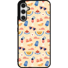 Samsung Galaxy A34 5G Case Hülle - Silikon schwarz Pattern Summer 2026