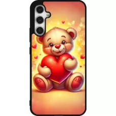 Coque Samsung Galaxy A34 5G - Silicone rigide noir Valentine 2024 Teddy love