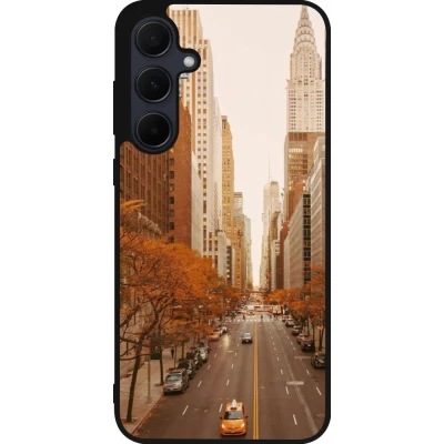 Samsung Galaxy A35 5G Case Hülle - Silikon schwarz Autumn 2024 New York city