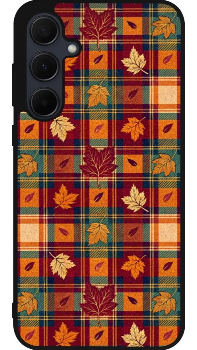 Coque Samsung Galaxy A35 5G - Silicone rigide noir Autumn 26 Autumn pattern