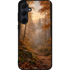 Coque Samsung Galaxy A35 5G - Silicone rigide noir Autumn 26 Autumn walk