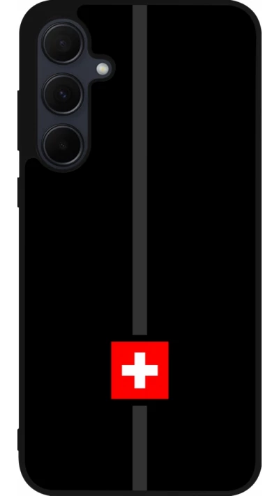 Samsung Galaxy A35 5G Case Hülle - Silikon schwarz Kanton CH schwarz