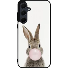 Samsung Galaxy A35 5G Case Hülle - Silikon schwarz Easter 2023 bubble gum bunny