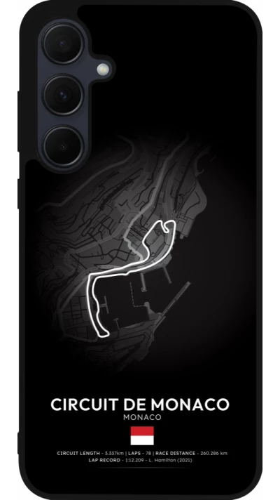 Coque Samsung Galaxy A35 5G - Silicone rigide noir F1 Track 2025 Monaco