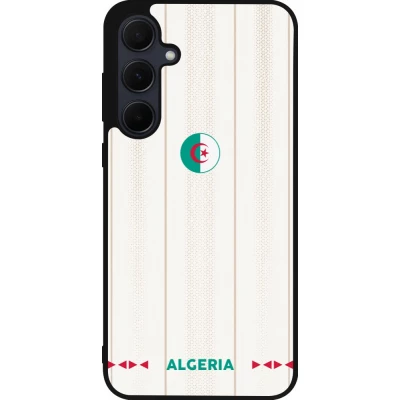 Samsung Galaxy A35 5G Case Hülle - Silikon schwarz Algerien 2026 personalisierbares Fussballtrikot
