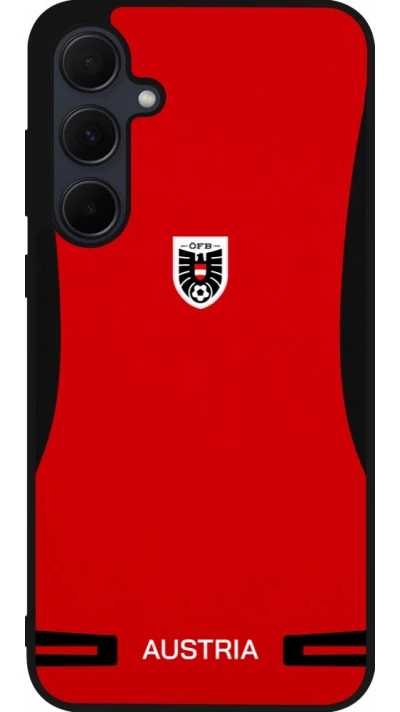 Samsung Galaxy A35 5G Case Hülle - Silikon schwarz O?sterreich 2026 personalisierbares Fussballtrikot