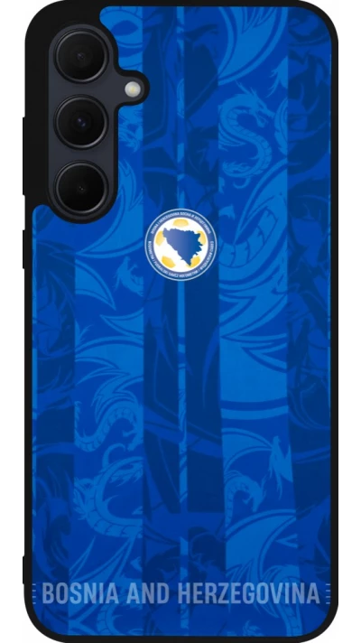 Coque Samsung Galaxy A35 5G - Silicone rigide noir Maillot de football Bosnie-Herzégovine 2026 personnalisable