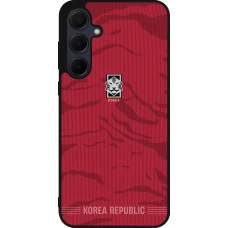 Samsung Galaxy A35 5G Case Hülle - Silikon schwarz Südkorea 2026 personalisierbares Fussballtrikot