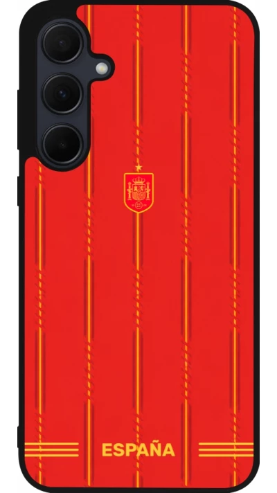 Samsung Galaxy A35 5G Case Hülle - Silikon schwarz Spanien 2026 personalisierbares Fussballtrikot