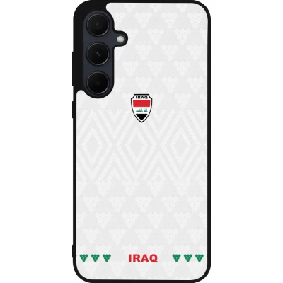 Samsung Galaxy A35 5G Case Hülle - Silikon schwarz Irak 2026 personalisierbares Fussballtrikot