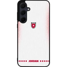 Samsung Galaxy A35 5G Case Hülle - Silikon schwarz Jordanien 2026 personalisierbares Fussballtrikot