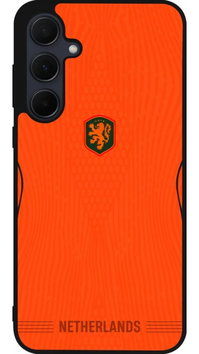 Samsung Galaxy A35 5G Case Hülle - Silikon schwarz Niederlande 2026 personalisierbares Fussballtrikot