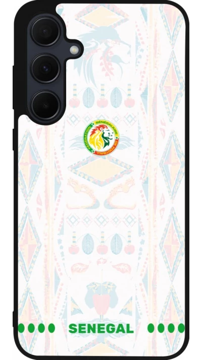 Samsung Galaxy A35 5G Case Hülle - Silikon schwarz Senegal 2026 personalisierbares Fussballtrikot