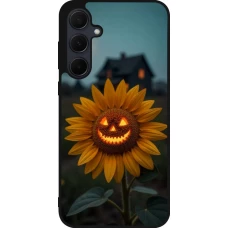 Coque Samsung Galaxy A35 5G - Silicone rigide noir Halloween 2026 Evil Sunflower