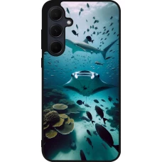 Samsung Galaxy A35 5G Case Hülle - Silikon schwarz Manta Lagune Reinigung