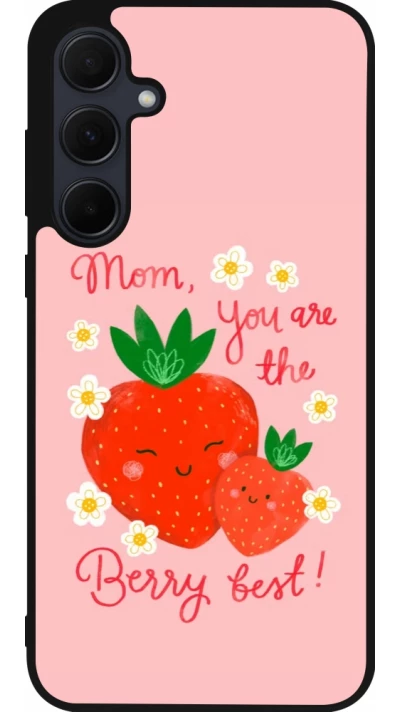 Samsung Galaxy A35 5G Case Hülle - Silikon schwarz Mom 2026 Berry best