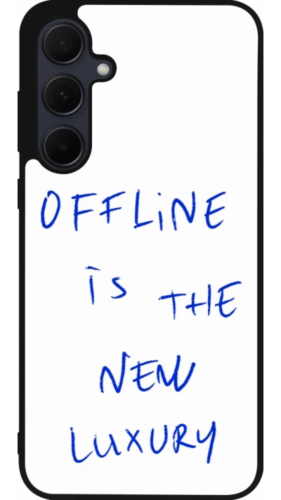 Samsung Galaxy A35 5G Case Hülle - Silikon schwarz Offline is the new luxury