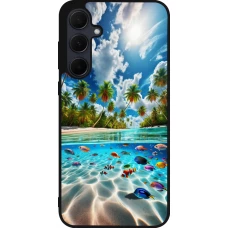 Samsung Galaxy A35 5G Case Hülle - Silikon schwarz Strandparadies