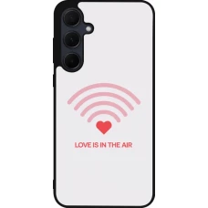 Samsung Galaxy A35 5G Case Hülle - Silikon schwarz Saint Valentines Day 26 Love is in the air