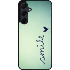 Samsung Galaxy A35 5G Case Hülle - Silikon schwarz Smile