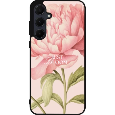 Samsung Galaxy A35 5G Case Hülle - Silikon schwarz Just Bloom Spring 2026