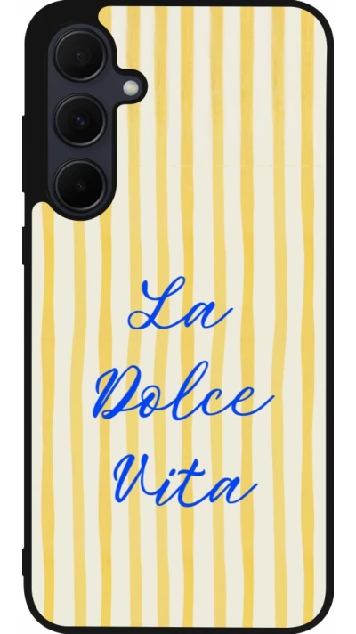 Coque Samsung Galaxy A35 5G - Silicone rigide noir The good life 2026