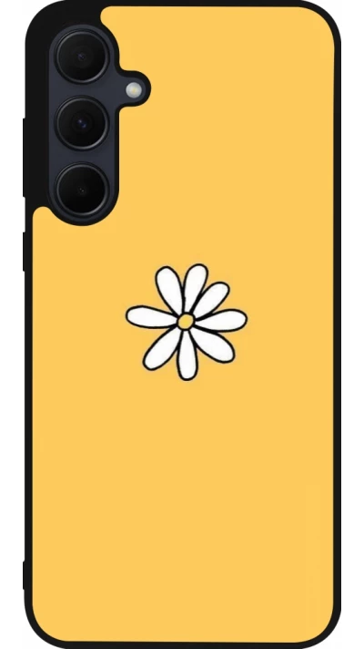 Coque Samsung Galaxy A36 - Silicone rigide noir Easter 2023 daisy