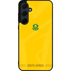 Samsung Galaxy A36 Case Hülle - Silikon schwarz Südafrika 2026 personalisierbares Fussballtrikot