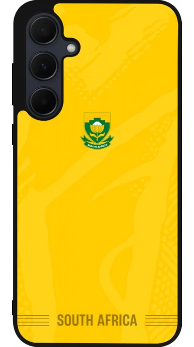 Samsung Galaxy A36 Case Hülle - Silikon schwarz Südafrika 2026 personalisierbares Fussballtrikot