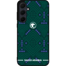 Samsung Galaxy A36 Case Hülle - Silikon schwarz Saudi Arabien 2026 personalisierbares Fussballtrikot
