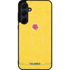 Samsung Galaxy A36 Case Hülle - Silikon schwarz Kolumbien 2026 personalisierbares Fussballtrikot