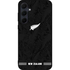 Samsung Galaxy A36 Case Hülle - Silikon schwarz Neuseeland 2026 personalisierbares Fussballtrikot