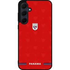 Samsung Galaxy A36 Case Hülle - Silikon schwarz Panama 2026 personalisierbares Fussballtrikot