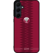 Samsung Galaxy A36 Case Hülle - Silikon schwarz Qatar 2026 personalisierbares Fussballtrikot