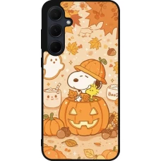 Samsung Galaxy A36 Case Hülle - Silikon schwarz Halloween 2026 Snoopy Halloween