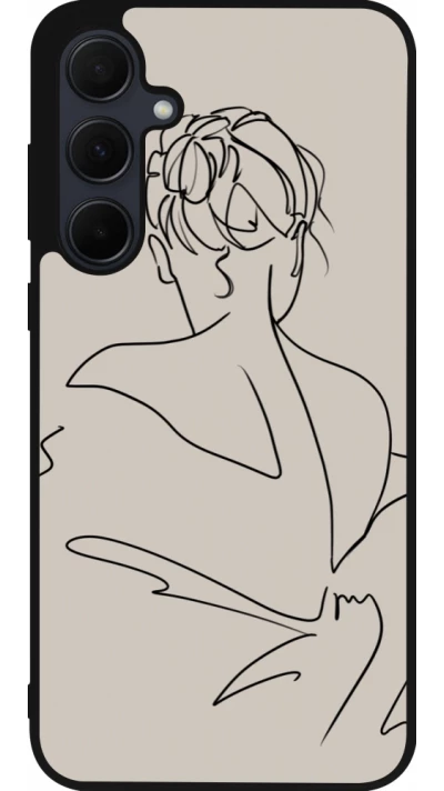 Samsung Galaxy A36 Case Hülle - Silikon schwarz Salnikova 05