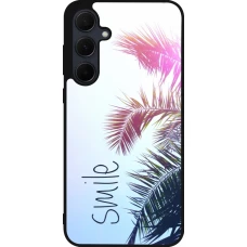 Coque Samsung Galaxy A36 - Silicone rigide noir Smile 05