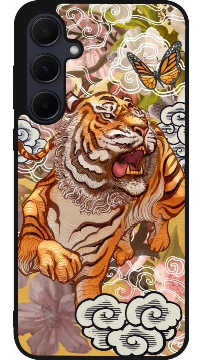 Samsung Galaxy A36 Case Hülle - Silikon schwarz Spring 23 japanese tiger