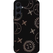 Coque Samsung Galaxy A36 - Silicone rigide noir Suns and Moons