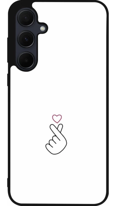 Samsung Galaxy A36 Case Hülle - Silikon schwarz Valentine 2024 heat by Millennials