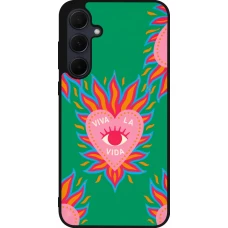 Coque Samsung Galaxy A36 - Silicone rigide noir Viva la vida 2026
