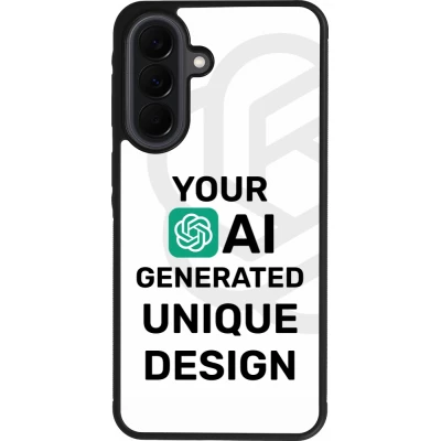 Samsung Galaxy A37 Case Hülle - Silikon schwarz Weltweit einzigartig erstellt dank Deiner Kreativität und künstlicher Intelligenz (KI)