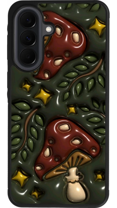 Coque Samsung Galaxy A37 - Silicone rigide noir Autumn 26 3D mushrooms