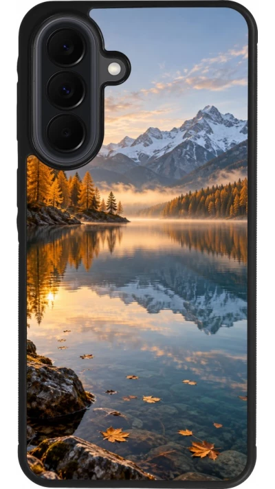 Coque Samsung Galaxy A37 - Silicone rigide noir Autumn 26 Autumn lake